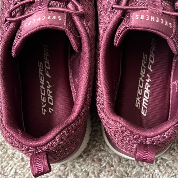 Skechers Women's Burgundy Sneakers - Picture 5 of 5